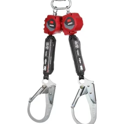 Self-Retracting Lifeline: 310 lb Capacity, 6.00' Lifeline, Single Pin Connector