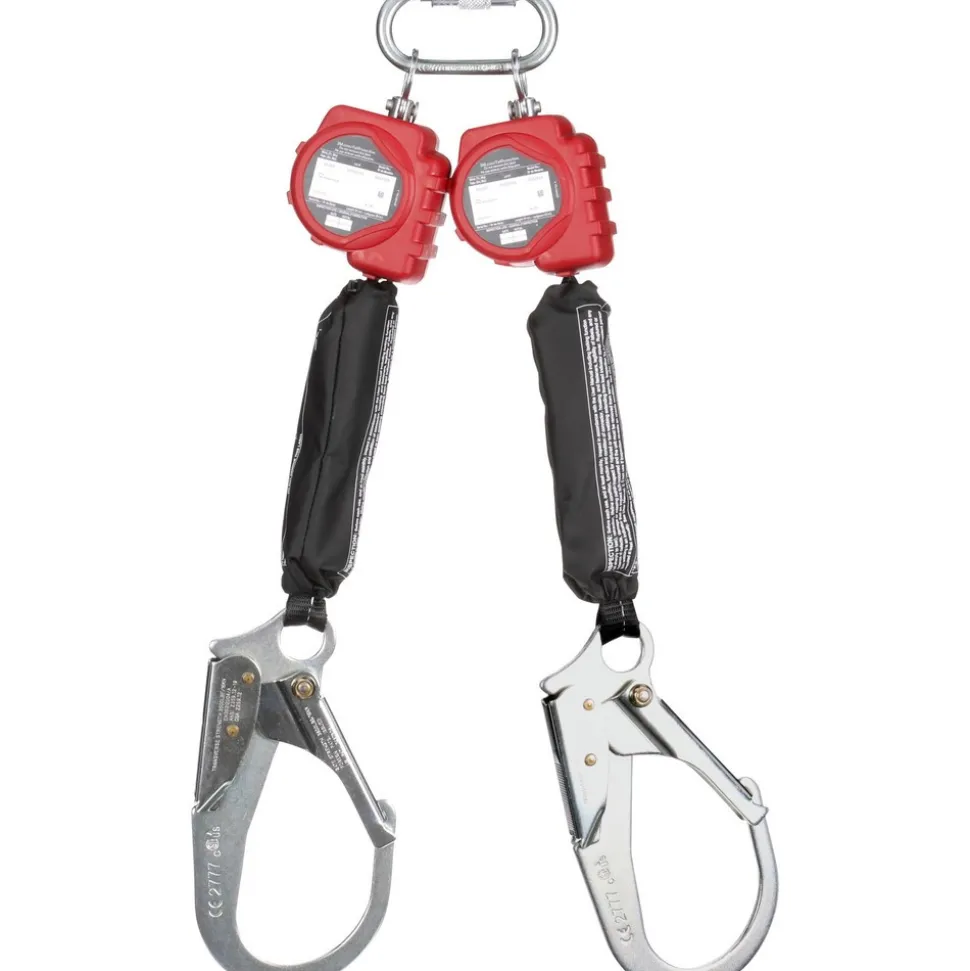 Self-Retracting Lifeline: 310 lb Capacity, 6.00' Lifeline, Single Pin Connector