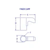 Series Finger Clamp, CL Clamp for Indexables