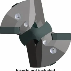 Series KSEM Plus, Head Connection FDS45, 45mm Max Dia Pilot Insert Drill Head