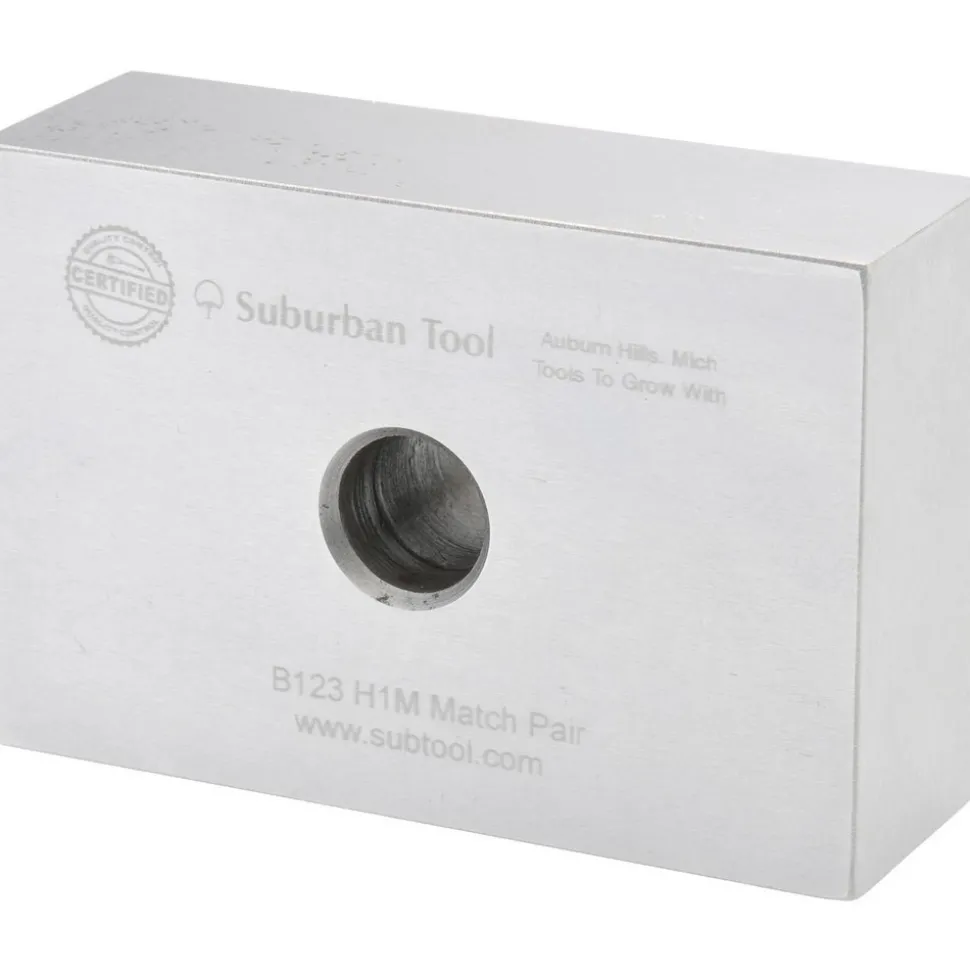 Setup Block: 0.0001 Squareness, Hardened Steel, 1-2-3 Block