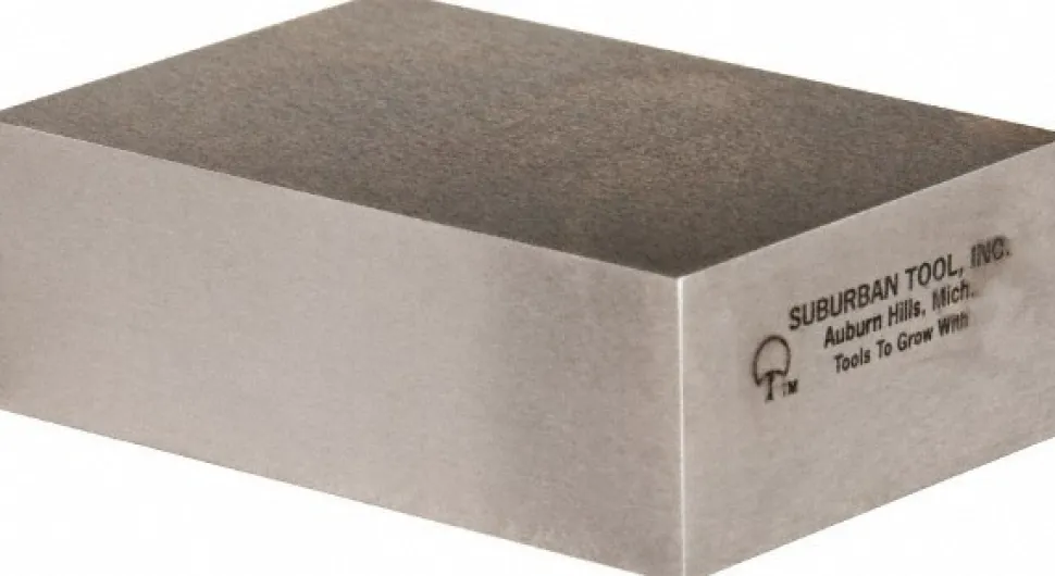 Setup Block: 0.0002 Squareness, Hardened Steel, 1-2-3 Block