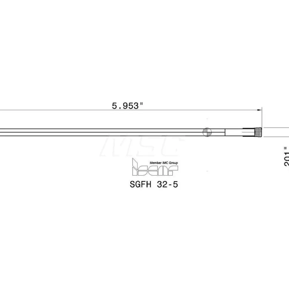 SGFH Double End Right Hand Indexable Cutoff Blade