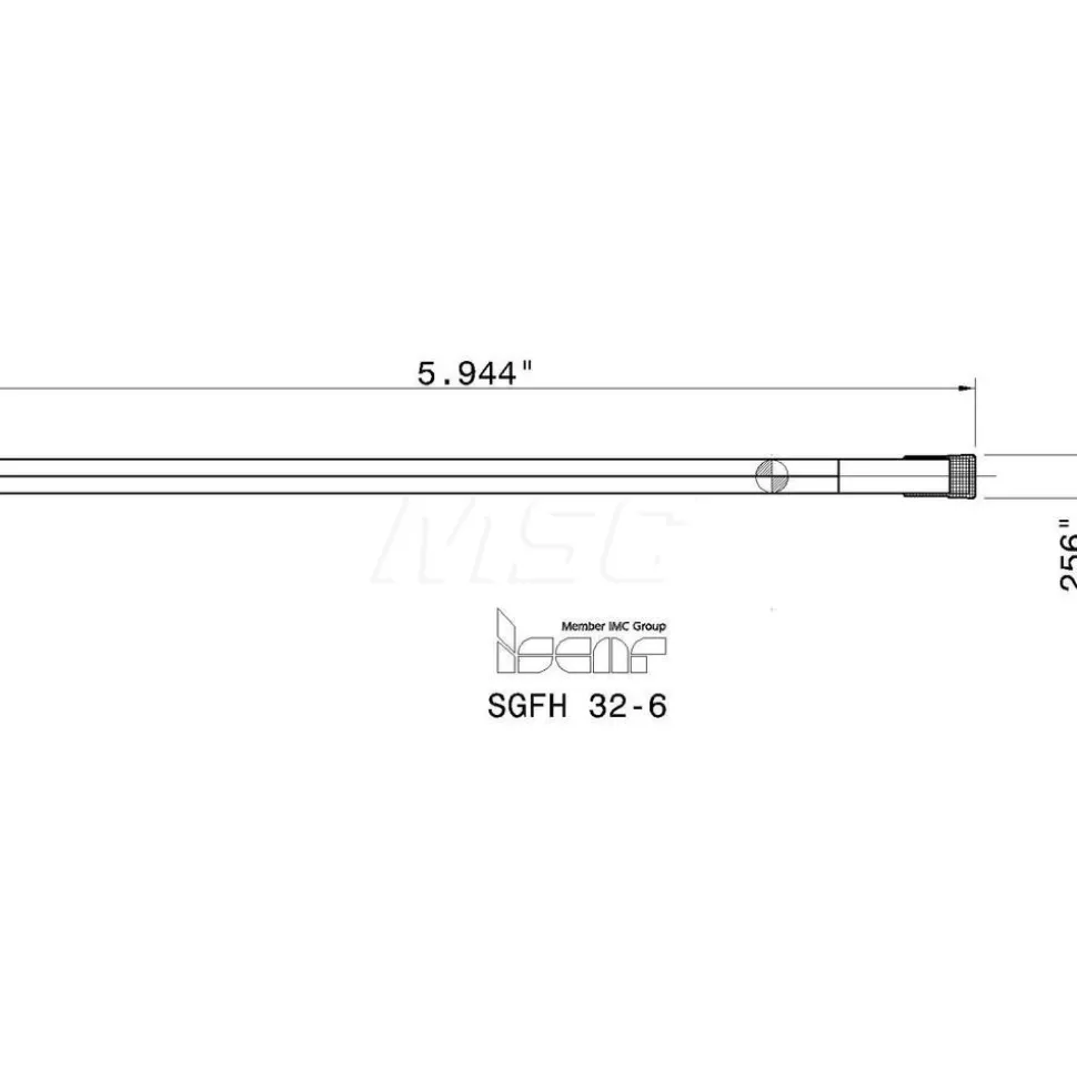 SGFH Double End Right Hand Indexable Cutoff Blade