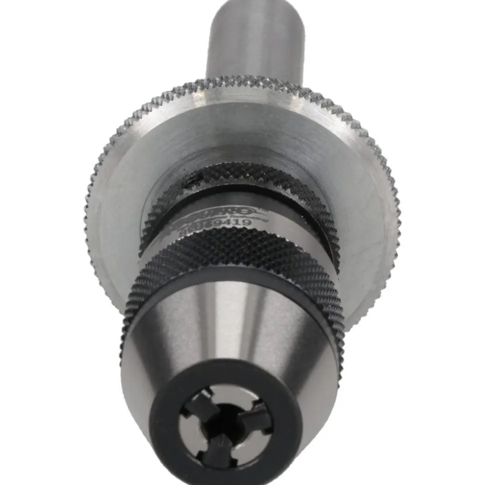 1/2" Shank Dia Straight Shank Micro Drill Chuck Adapter & Chuck