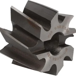 Shell End Mill: 1-1/2" Dia, 1/2" Arbor Hole, 8 Flute, High Speed Steel