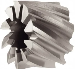 Shell End Mill: 3" Dia, 1-1/4" Arbor Hole, 12 Flute, High Speed Steel