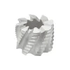 Shell End Mill: 3" Dia, 1-1/4" Arbor Hole, 10 Flute, Cobalt