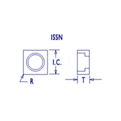 Shim for Indexables: 5/8" Inscribed Circle