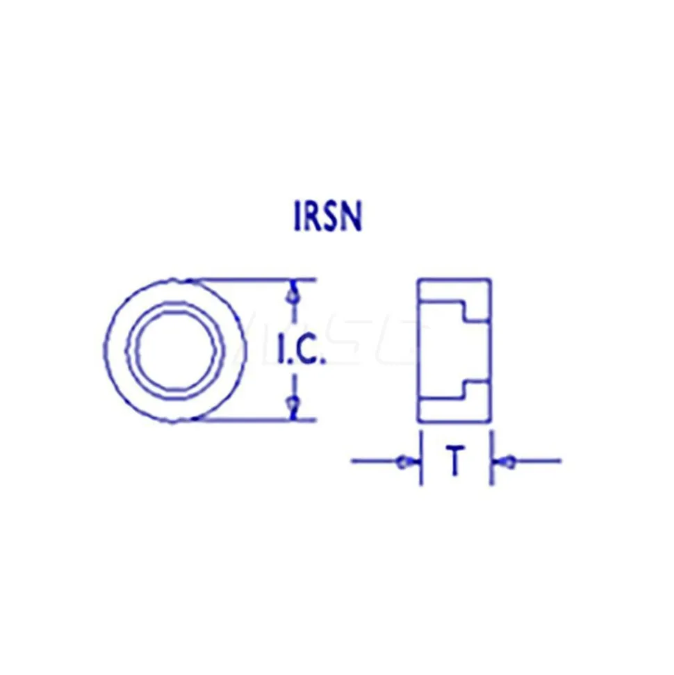 Shim for Indexables: 1" Inscribed Circle