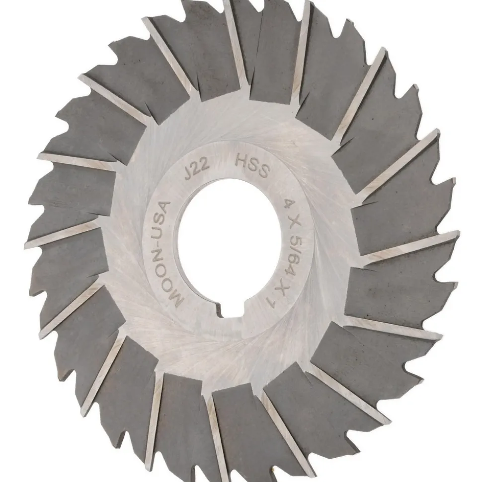 Side Chip Saw: 4" Blade Dia, 5/64" Blade Thickness, 1" Arbor Hole Dia, 32 Teeth, High Speed Steel