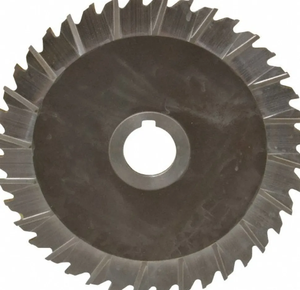 Side Chip Saw: 6" Blade Dia, 1/8" Blade Thickness, 1" Arbor Hole Dia, 40 Teeth, High Speed Steel