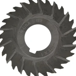 Side Chip Saw: 3" Blade Dia, 1/16" Blade Thickness, 1" Arbor Hole Dia, 28 Teeth, High Speed Steel