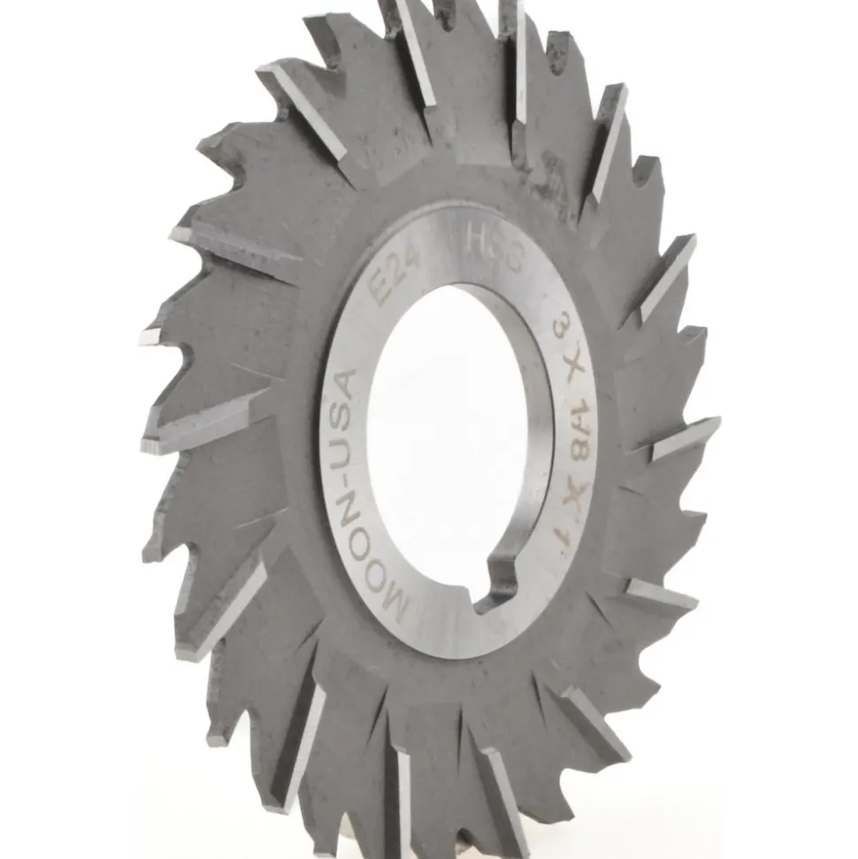 Side Chip Saw: 3" Blade Dia, 1/8" Blade Thickness, 1" Arbor Hole Dia, 28 Teeth, High Speed Steel