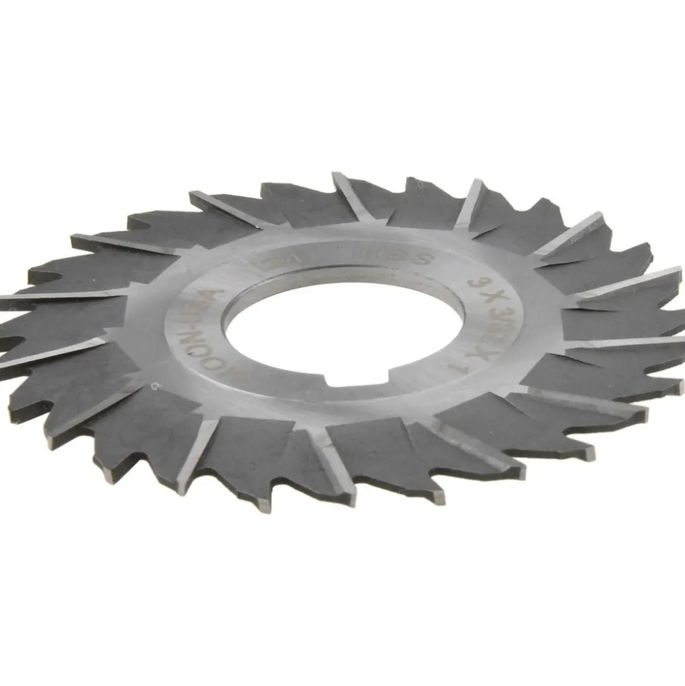 Side Chip Saw: 3" Blade Dia, 3/32" Blade Thickness, 1" Arbor Hole Dia, 28 Teeth, High Speed Steel