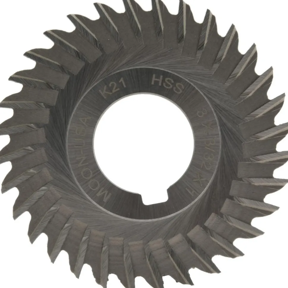 Side Chip Saw: 3" Blade Dia, 3/32" Blade Thickness, 1" Arbor Hole Dia, 32 Teeth, High Speed Steel