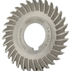 Side Chip Saw: 3" Blade Dia, 3/32" Blade Thickness, 1" Arbor Hole Dia, 32 Teeth, High Speed Steel