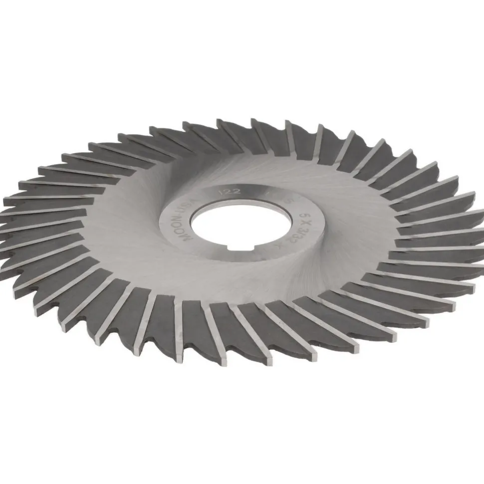 Side Chip Saw: 5" Blade Dia, 3/32" Blade Thickness, 1" Arbor Hole Dia, 40 Teeth, High Speed Steel