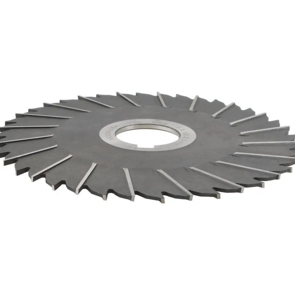 Side Chip Saw: 6" Blade Dia, 1/8" Blade Thickness, 1-1/4" Arbor Hole Dia, 40 Teeth, High Speed Steel