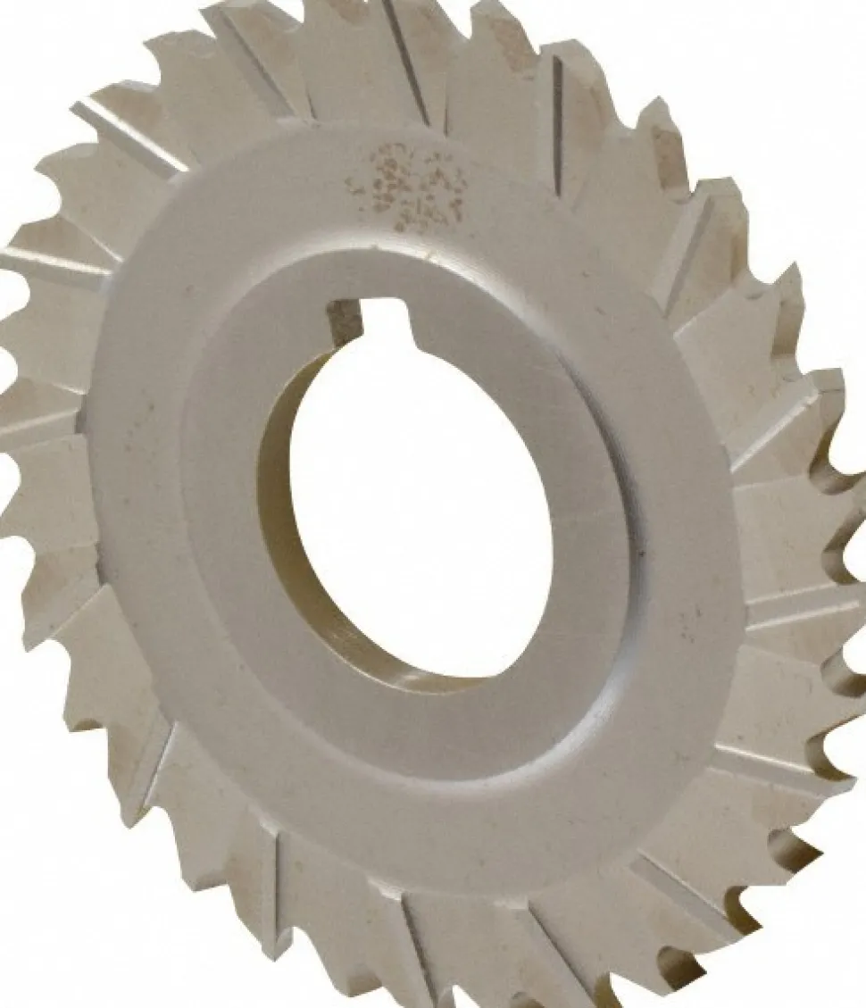 Side Chip Saw: 3" Blade Dia, 0.1563" Blade Thickness, 1" Arbor Hole Dia, 32 Teeth, Cobalt