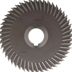 Side Chip Saw: 6" Blade Dia, 7/32" Blade Thickness, 1-1/4" Arbor Hole Dia, 48 Teeth, High Speed Steel