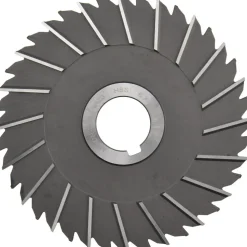 Side Chip Saw: 6" Blade Dia, 1/4" Blade Thickness, 1-1/4" Arbor Hole Dia, 40 Teeth, High Speed Steel