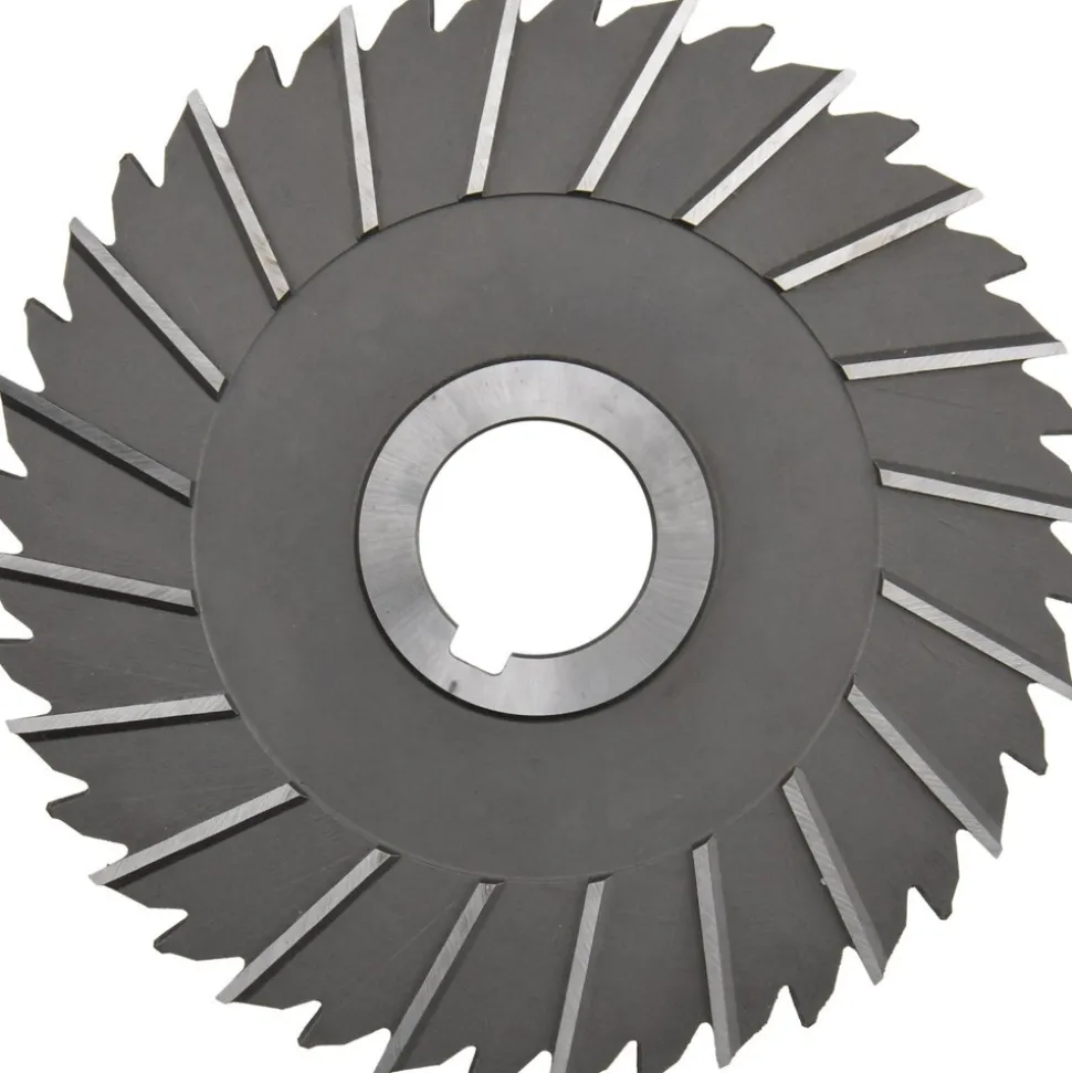 Side Chip Saw: 6" Blade Dia, 1/4" Blade Thickness, 1-1/4" Arbor Hole Dia, 40 Teeth, High Speed Steel