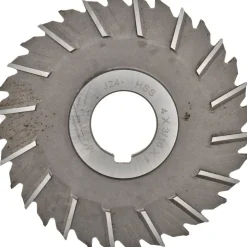 Side Chip Saw: 4" Blade Dia, 3/16" Blade Thickness, 1" Arbor Hole Dia, 32 Teeth, High Speed Steel