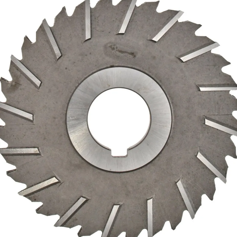 Side Chip Saw: 4" Blade Dia, 3/16" Blade Thickness, 1" Arbor Hole Dia, 32 Teeth, High Speed Steel