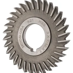 Side Chip Saw: 3" Blade Dia, 7/32" Blade Thickness, 1" Arbor Hole Dia, 32 Teeth, High Speed Steel