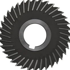 Side Chip Saw: 4" Blade Dia, 7/64" Blade Thickness, 1-1/4" Arbor Hole Dia, 36 Teeth, High Speed Steel