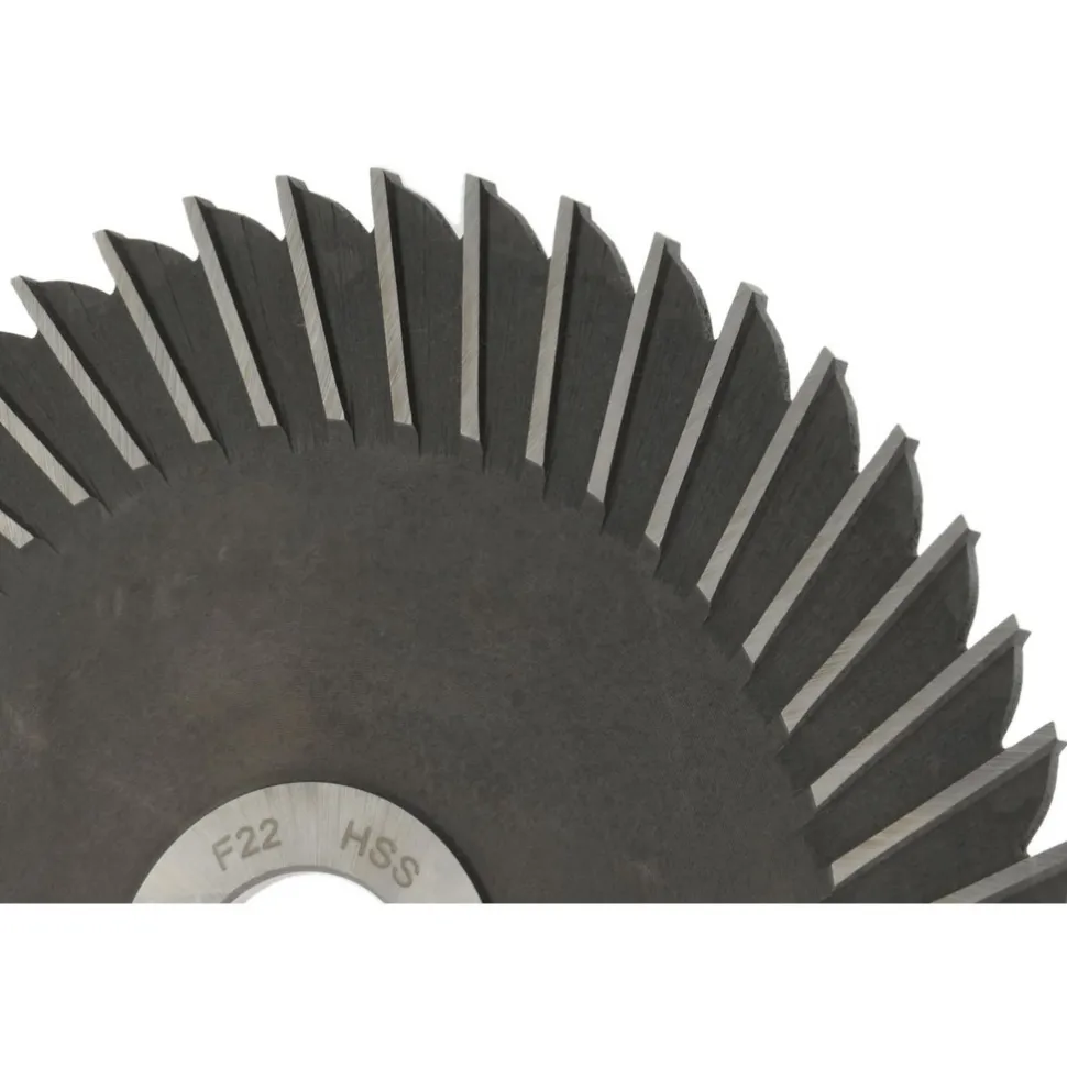Side Chip Saw: 6" Blade Dia, 1/8" Blade Thickness, 1" Arbor Hole Dia, 48 Teeth, High Speed Steel