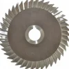Side Chip Saw: 6" Blade Dia, 1/8" Blade Thickness, 1" Arbor Hole Dia, 42 Teeth, High Speed Steel
