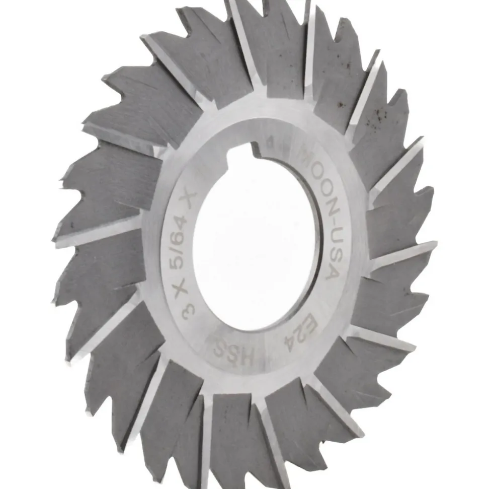 Side Chip Saw: 3" Blade Dia, 5/64" Blade Thickness, 1" Arbor Hole Dia, 28 Teeth, High Speed Steel