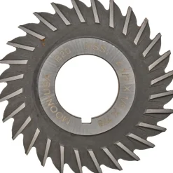 Side Chip Saw: 2-1/2" Blade Dia, 1/8" Blade Thickness, 7/8" Arbor Hole Dia, 28 Teeth, High Speed Steel