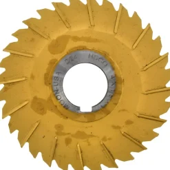 Side Chip Saw: 4" Blade Dia, 1/8" Blade Thickness, 1" Arbor Hole Dia, 32 Teeth, Cobalt