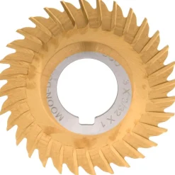 Side Chip Saw: 3" Blade Dia, 3/32" Blade Thickness, 1" Arbor Hole Dia, 32 Teeth, Cobalt