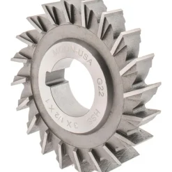 Side Milling Cutter: 3" Cutter Dia, 1/2" Cutting Width, 1" Arbor Hole, 20 Teeth