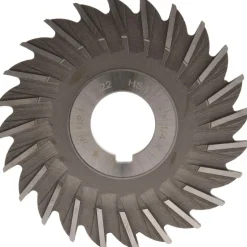 Side Milling Cutter: 4" Cutter Dia, 1/4" Cutting Width, 1" Arbor Hole, 24 Teeth