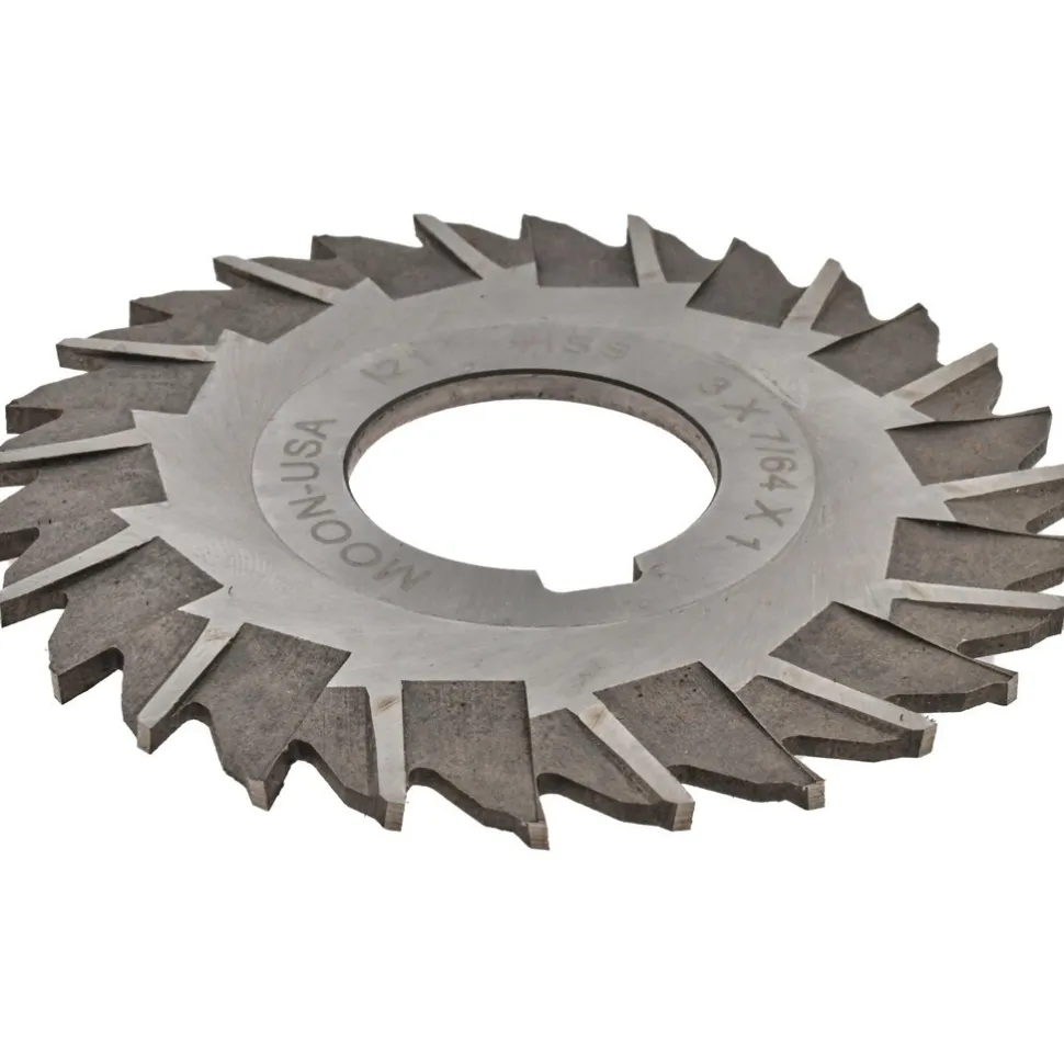 Side Chip Saw: 3" Blade Dia, 7/64" Blade Thickness, 1" Arbor Hole Dia, 28 Teeth, High Speed Steel