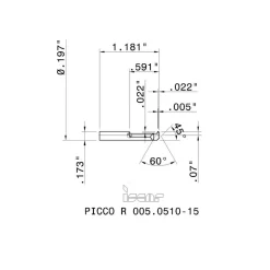 Single Point Threading Tool: 0.1969