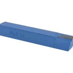 Single Point Tool Bit: AL-8, 1/2" Shank Width, 1/2" Shank Height, C6 Solid Carbide Tip, Left Hand