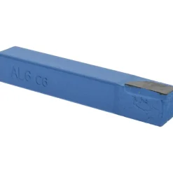 Single Point Tool Bit: AL-6, 3/8" Shank Width, 3/8" Shank Height, C6 Solid Carbide Tip, Left Hand