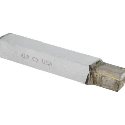 Single Point Tool Bit: AL-8, 1/2" Shank Width, 1/2" Shank Height, C2 Solid Carbide Tip, Left Hand