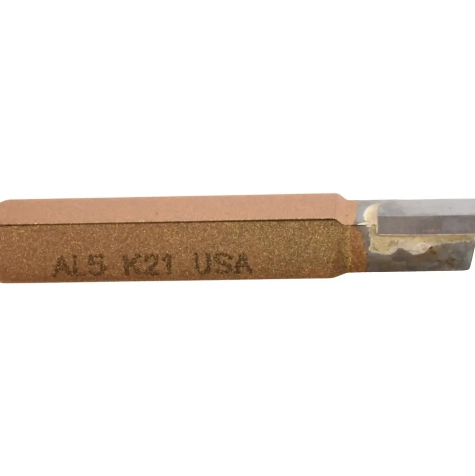 Single Point Tool Bit: AL-5, 5/16" Shank Width, 5/16" Shank Height, K21 Solid Carbide Tip, Left Hand