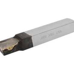 Single Point Tool Bit: AR-8, 1/2" Shank Width, 1/2" Shank Height, K68 Solid Carbide Tip, Right Hand