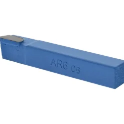Single Point Tool Bit: AR-6, 3/8" Shank Width, 3/8" Shank Height, C6 Solid Carbide Tip, Right Hand