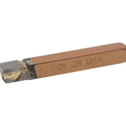 Single Point Tool Bit: C-4, 1/4" Shank Width, 1/4" Shank Height, C5 Solid Carbide Tip, Neutral