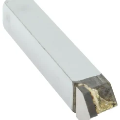 Single Point Tool Bit: D-8, 1/2" Shank Width, 1/2" Shank Height, Micrograin Solid Carbide Tip, Neutral