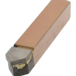 Single Point Tool Bit: D-6, 3/8" Shank Width, 3/8" Shank Height, C5 Solid Carbide Tip, Neutral
